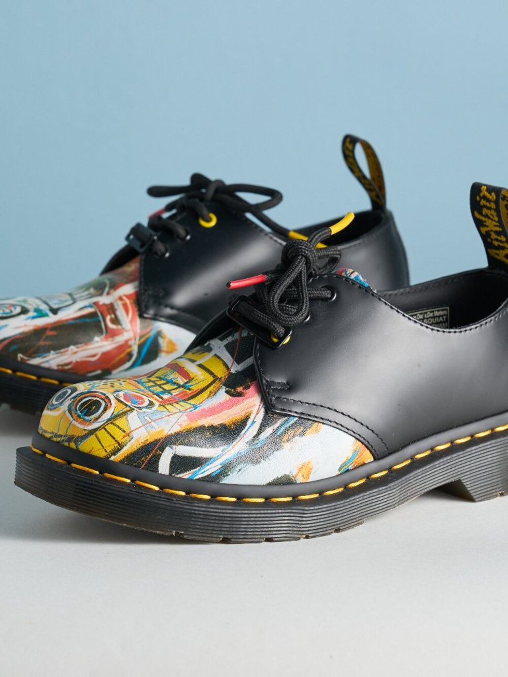 Dr. Martens 1461 Basquiat Limited Edition Oxford Shoes – Black + Multi | W6 - Picture 1 of 8